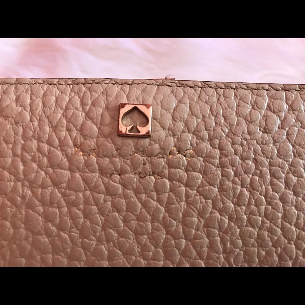 Kate Spade Staci Bifold Colorblock Wallet Cream